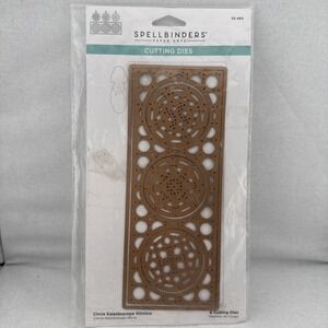 Spellbinders Etched Metal‎ Cutting Dies - Circle Kaleidoscope Slimline S5-463